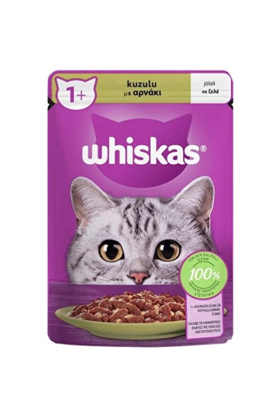WHİSKAS POUCH KUZU ETLİ 85 GR WHİSKAS POUCH KUZU ETLİ 85 GR